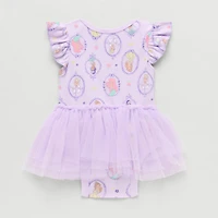 Baby Girls Short Sleeve Ariel Belle Cinderella Tutu Dress