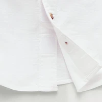 Okie Dokie Adaptive Toddler Boys Easy-on + Easy-off Short Sleeve Regular Fit Button-Down Shirt