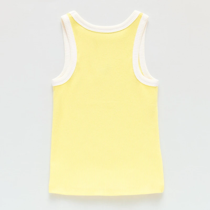 Okie Dokie Toddler & Little Girls Round Neck Sleeveless Tank Top