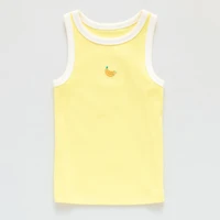 Okie Dokie Toddler & Little Girls Round Neck Sleeveless Tank Top
