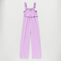 Thereabouts Little & Big Kid Girls Square Neck Sleeveless Jumpsuit