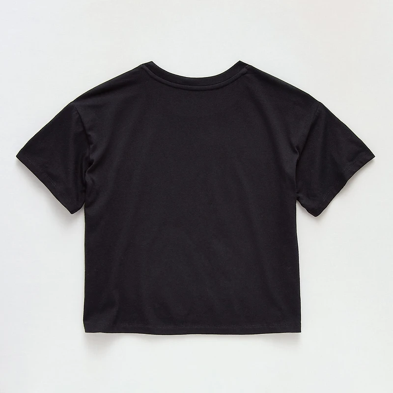 Thereabouts Little & Big Kid Girls Crew Neck Short Sleeve Boxy Fit Graphic T-Shirt