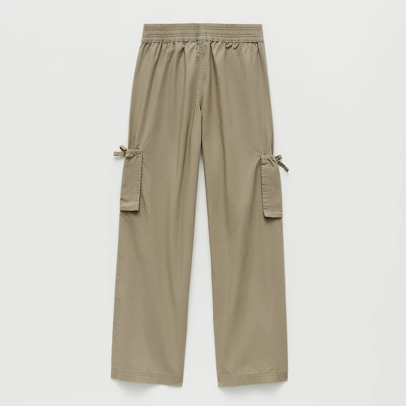 Thereabouts Little & Big Kid Girls Mid Rise Wide Leg Cargo Pant