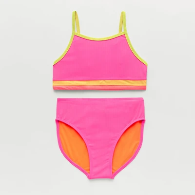 Thereabouts Little & Big Kid Girls 2-pc. Tankini Set