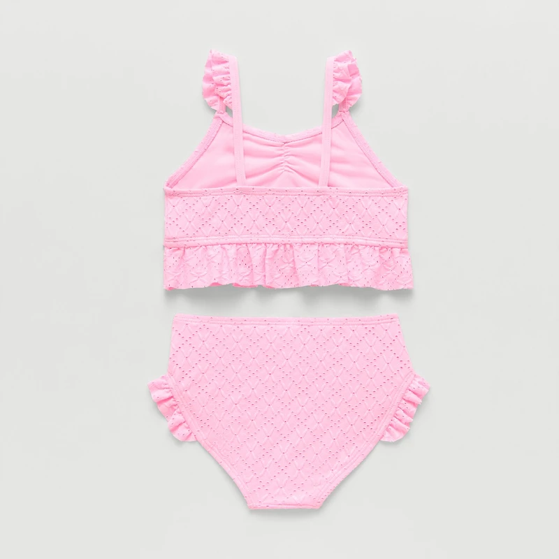Okie Dokie Toddler & Little Girls 2-pc. Tankini Set