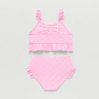 Okie Dokie Toddler & Little Girls 2-pc. Tankini Set