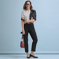 Liz Claiborne Emma Womens Straight Mid Rise Ankle Pant