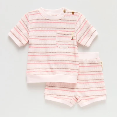 Proudly™ Baby Unisex 2-pc. Short Set