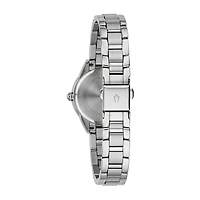 Bulova Sutton Womens Silver Tone Stainless Steel Bracelet Watch 96l285