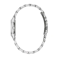 Bulova Sutton Womens Silver Tone Stainless Steel Bracelet Watch 96l285