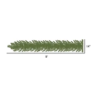 Vickerman 9' Cheyenne Christmas Garland Unlit