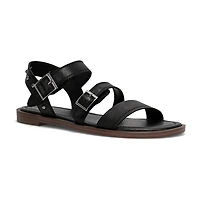 Frye and Co. Womens Cascada Adjustable Strap Flat Sandals