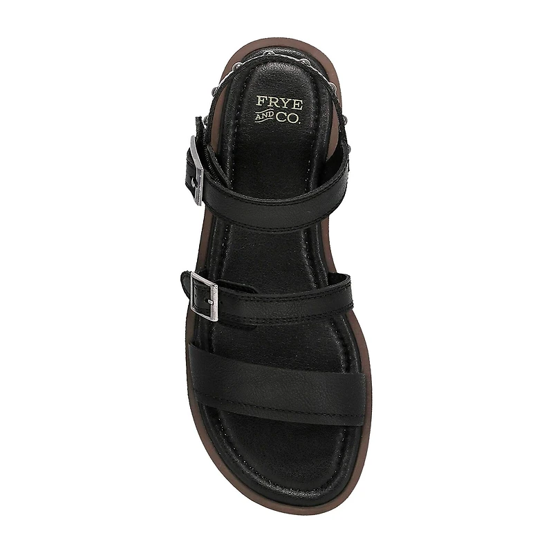 Frye and Co. Womens Cascada Adjustable Strap Flat Sandals