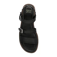 Frye and Co. Womens Cascada Adjustable Strap Flat Sandals