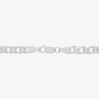 Womens Sterling Silver 20 Inch Curb Chain Necklace