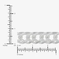 Womens Sterling Silver 20 Inch Curb Chain Necklace