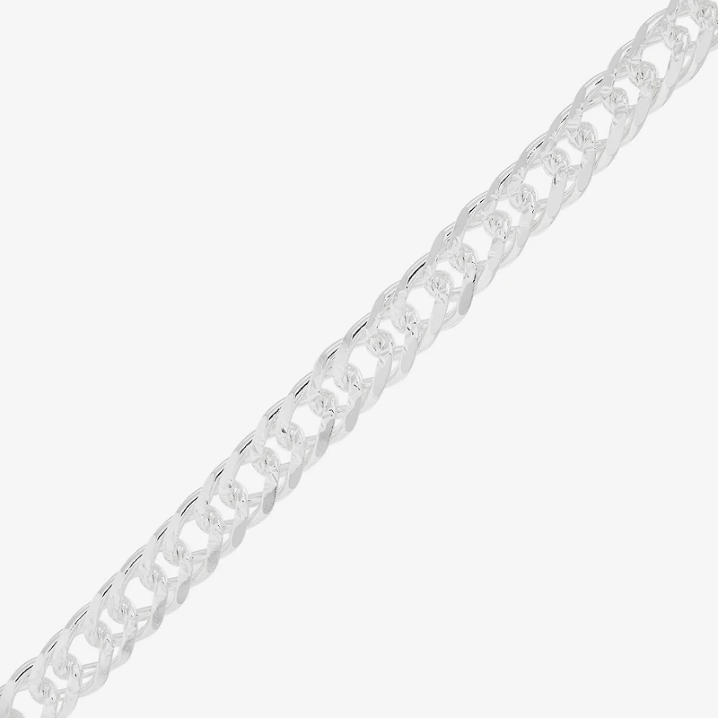 Womens Sterling Silver 20 Inch Curb Chain Necklace
