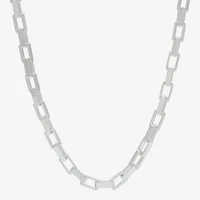 Made in Italy Womens Sterling Silver 20 Inch Chain Necklace