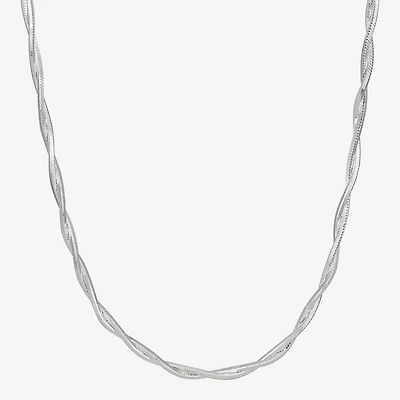 Made in Italy Womens Sterling Silver 20 Inch Chain Necklace
