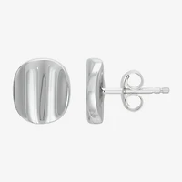 Limited Quantities! Sterling Silver 10.8mm Round Stud Earrings