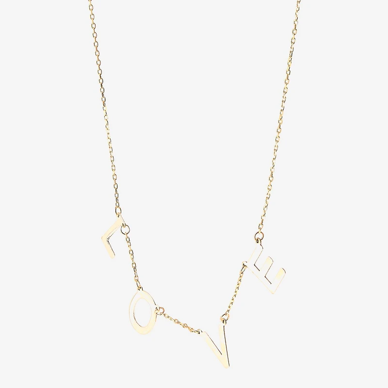 Limited Quantities! Womens 14K Gold 18 Inch Pendant Necklace