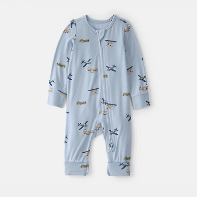 Carter's Purelysoft Baby Boys Airplanes Sleep and Play