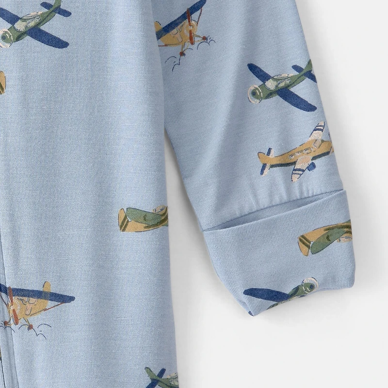 Carter's Purelysoft Baby Boys Airplanes Sleep and Play