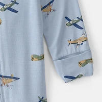Carter's Purelysoft Baby Boys Airplanes Sleep and Play