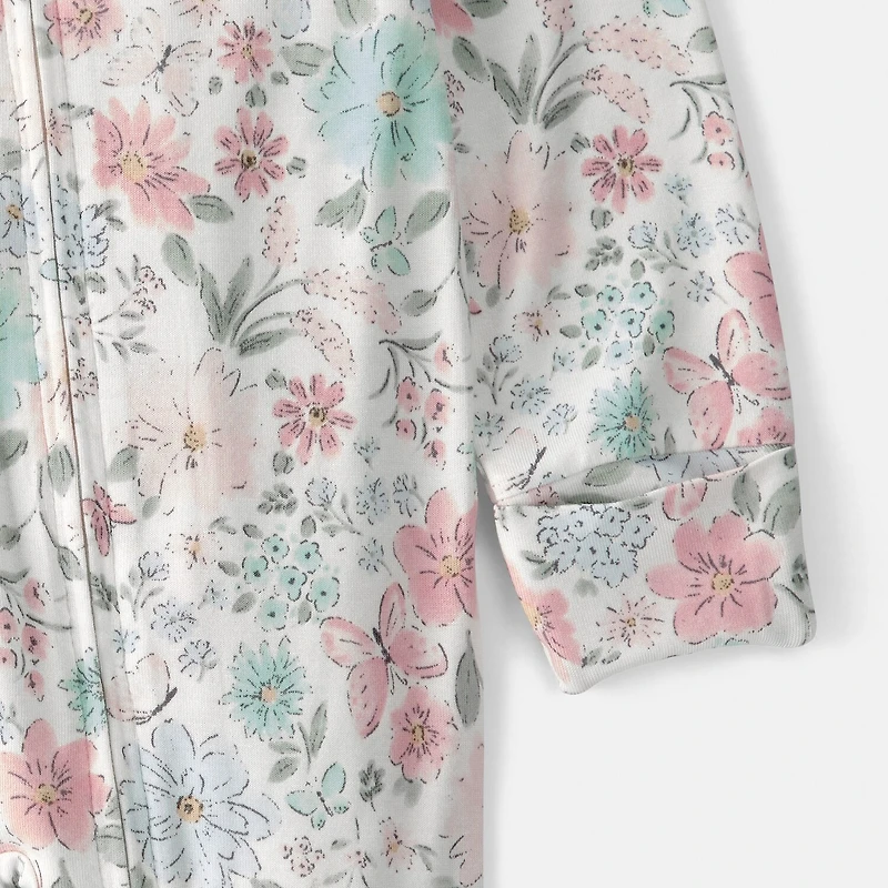 Carter's Purelysoft Baby Girls Floral Sleep and Play