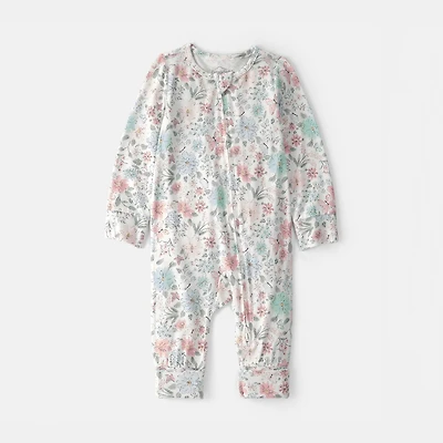 Carter's Purelysoft Baby Girls Floral Sleep and Play