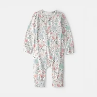 Carter's Purelysoft Baby Girls Floral Sleep and Play