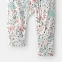 Carter's Purelysoft Baby Girls Floral Sleep and Play