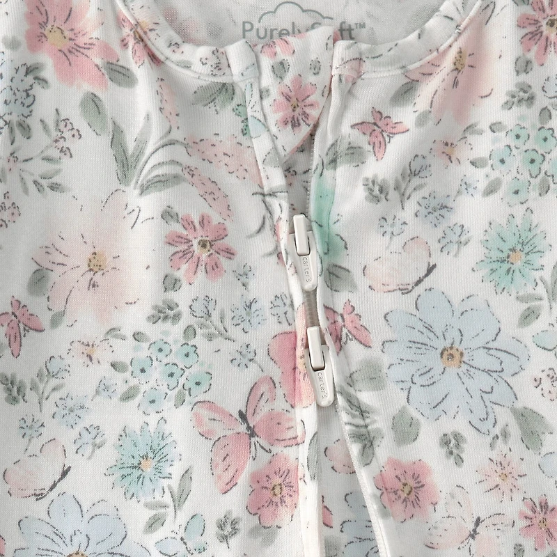 Carter's Purelysoft Baby Girls Floral Sleep and Play