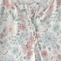 Carter's Purelysoft Baby Girls Floral Sleep and Play