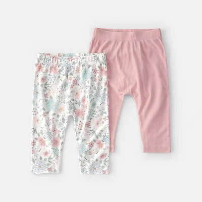 Carter's Purelysoft Baby Girls Regular Fit Pull-On Pant
