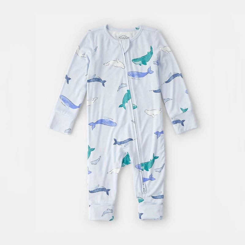 Carter's Purelysoft Whales Baby Boys Sleep and Play