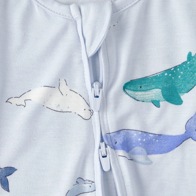 Carter's Purelysoft Whales Baby Boys Sleep and Play