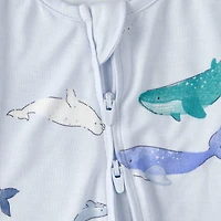Carter's Purelysoft Whales Baby Boys Sleep and Play