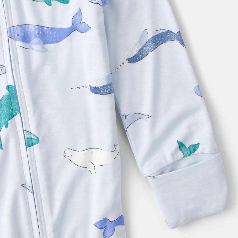 Carter's Purelysoft Whales Baby Boys Sleep and Play