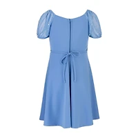 Speechless Big Kid Girls Short Sleeve A-Line Dress