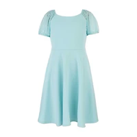 Speechless Big Kid Girls Short Sleeve A-Line Dress