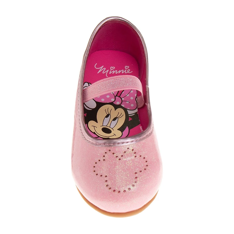 Disney Minnie Mouse Toddler Girls Ballet Flats