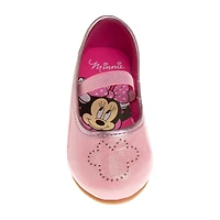 Disney Minnie Mouse Toddler Girls Ballet Flats