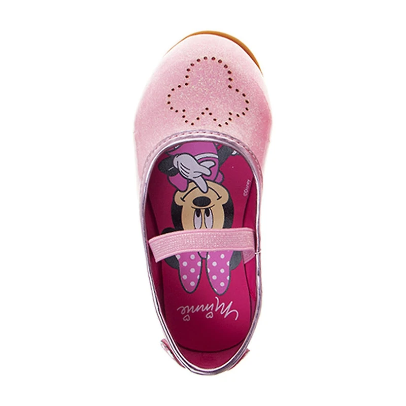Disney Minnie Mouse Toddler Girls Ballet Flats
