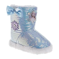 Josmo Toddler Girls Frozen Insulated Flat Heel Snow Boots