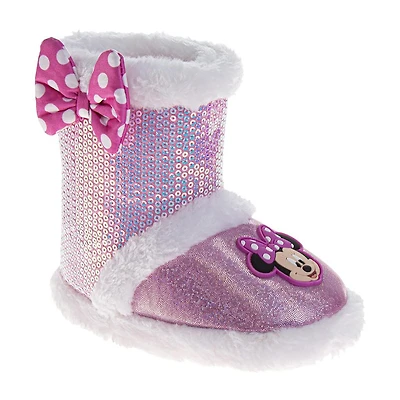 Josmo Toddler Girls Minnie Mouse Insulated Flat Heel Snow Boots