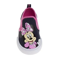 Josmo Girls Minnie Mouse Round Closed Toe Slip-On Shoe