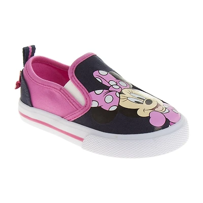 Josmo Girls Minnie Mouse Round Closed Toe Slip-On Shoe
