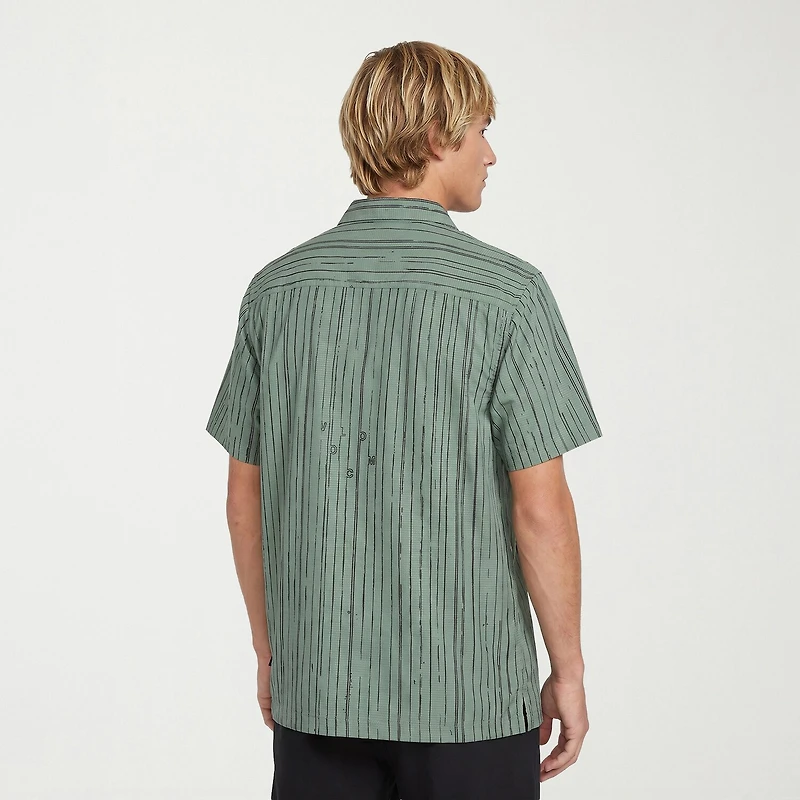 VOLCOM Mens Short Sleeve Camp Shirt