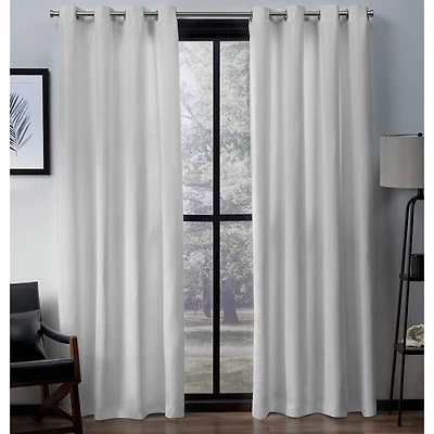 Exclusive Home Curtains Virenze Grommet Top Light-Filtering Set of 2 Curtain Panel